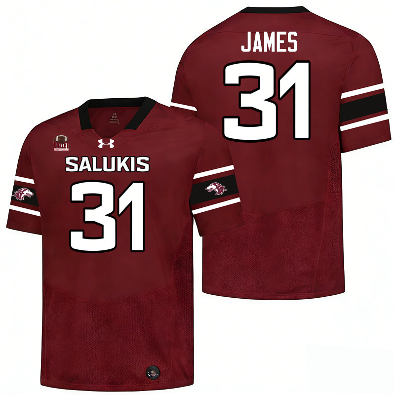 Southern Illinois Salukis #31 Craig James College Football Jerseys,Uniforms-Maroon